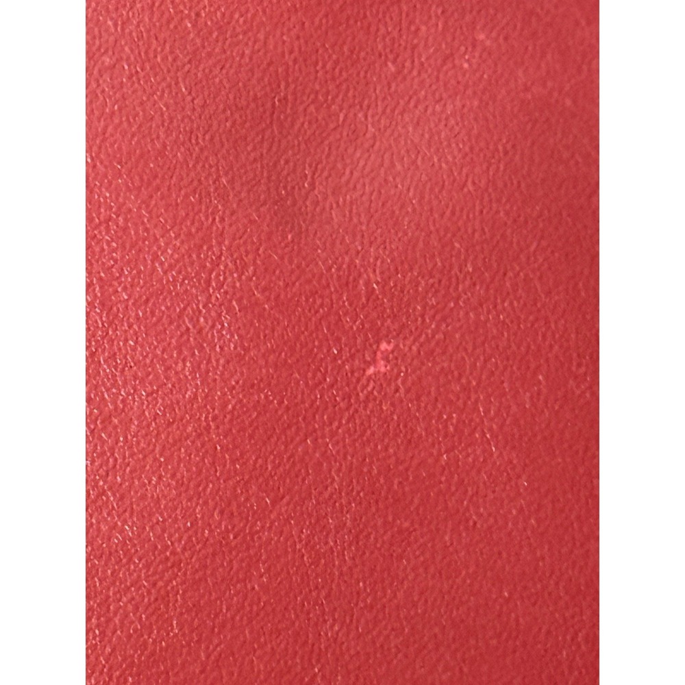 Lauren Ralph Lauren Red Backpack Shoulder Soft Leather Bag Pockets Adjustable - Picture 12 of 12